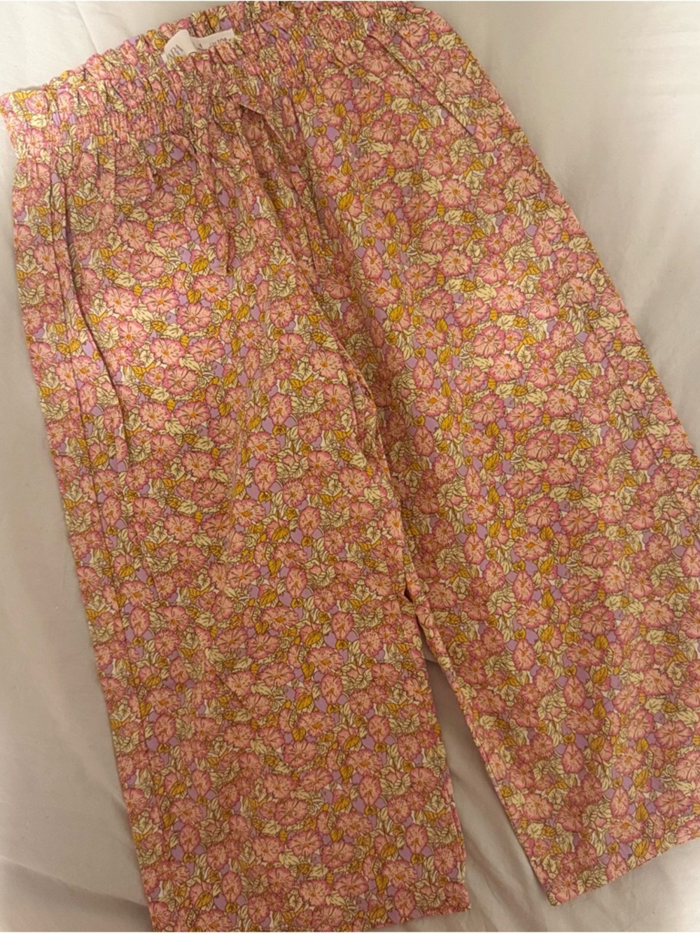 Zara Pink Floral Bottoms